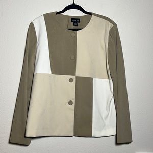 Patchwork suit size 16